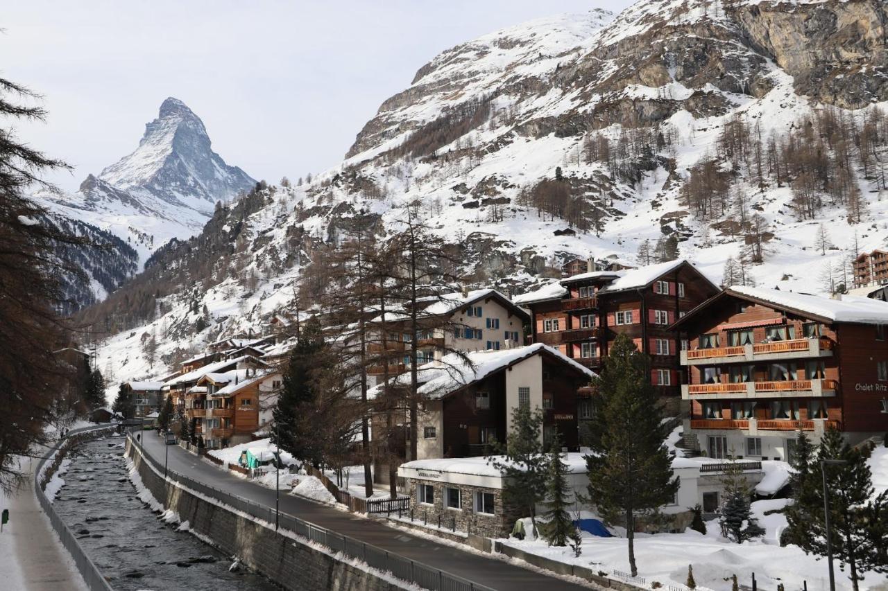Eagle Apartment With Splendid And Direct View Of The Matterhorn Zermatt Exterior photo